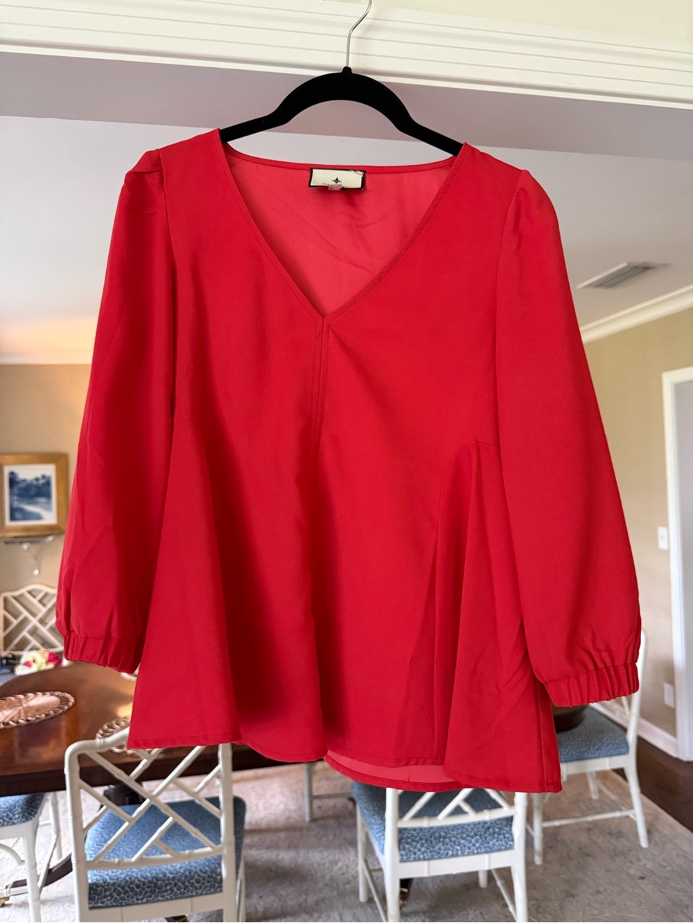 Tuckernuck Poppy Red Hollis Top